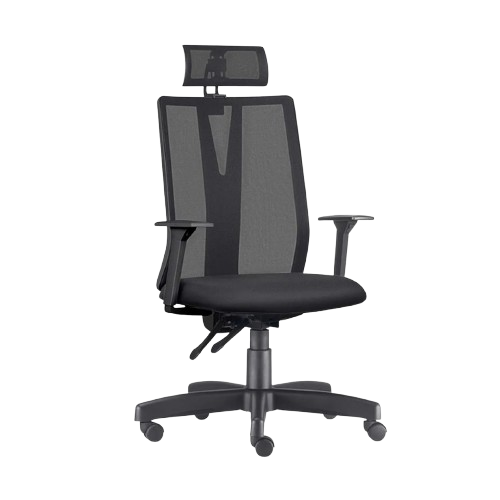 Cadeira Addit Presidente com Apoio de Cabeça