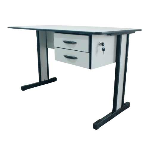 Mesa Soft com Gaveta e Chave