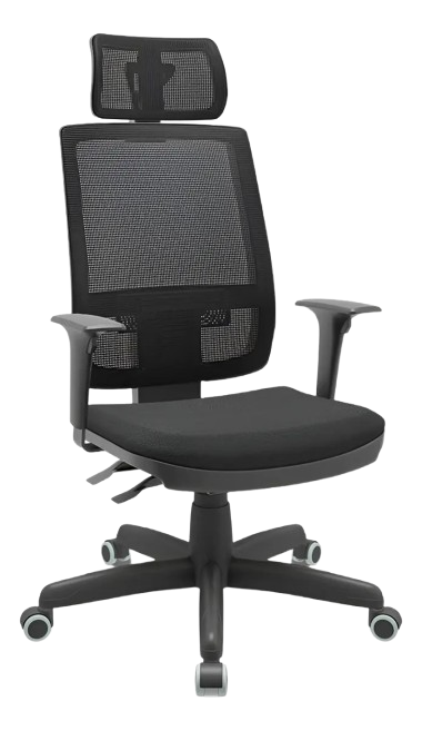 Cadeira Presidente Brizza com Apoio de Cabeça